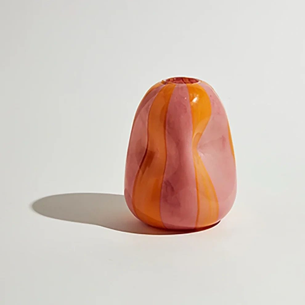Large Candy Vase by Ben David - Pink/Mango