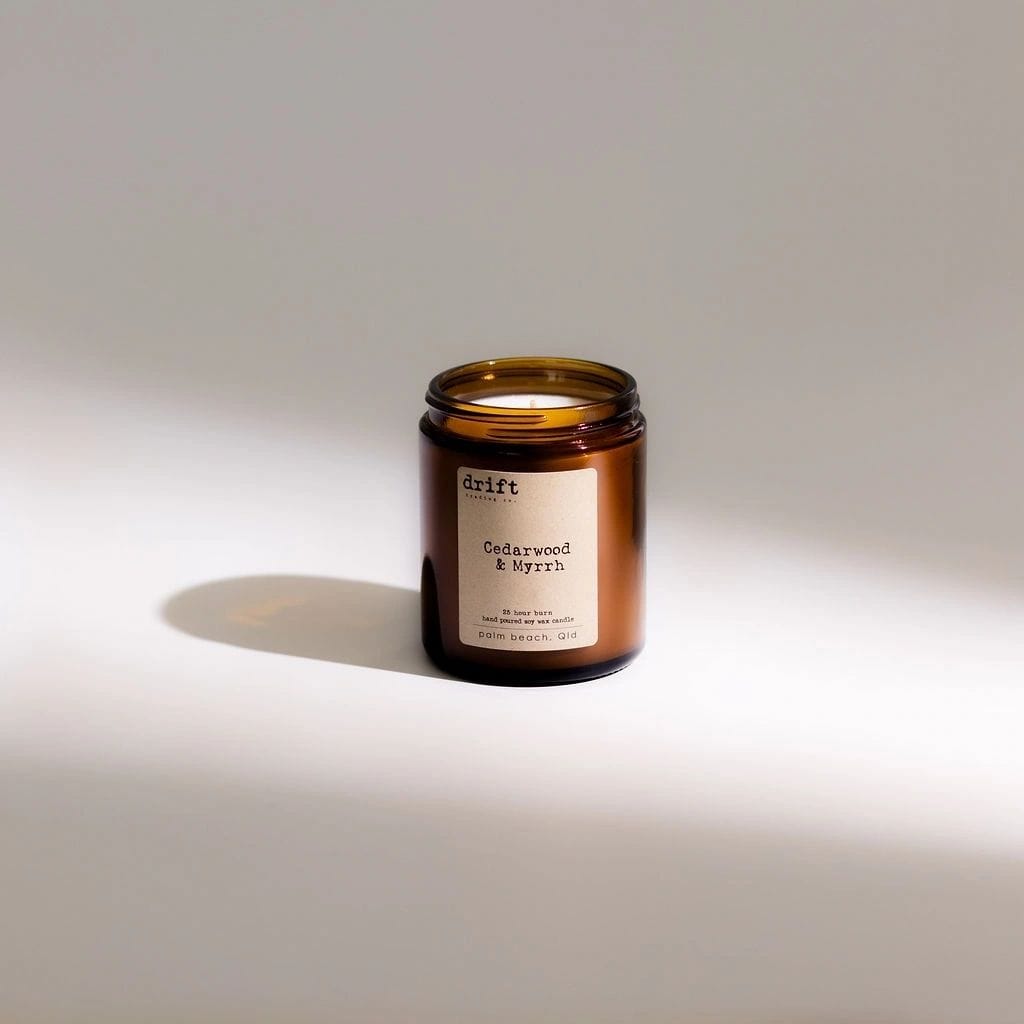 Drift Trading Co Candle - Cedarwood and Myrrh