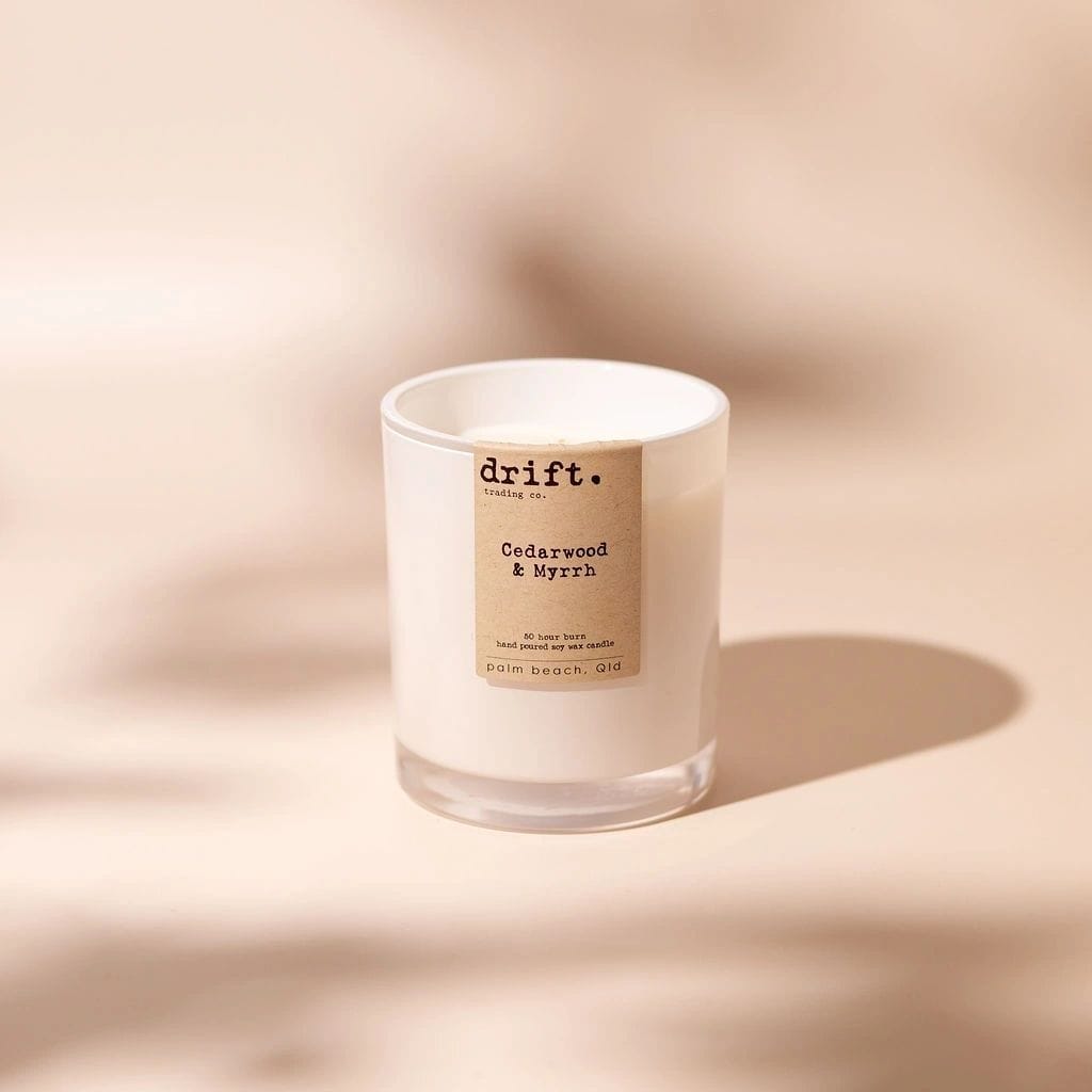 Drift Trading Co Candle - Cedarwood and Myrrh